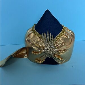 Gold and Blue Kids Hat